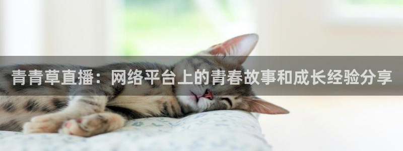 蓝鲸app直播：青青草直播：网络平台上的青春故事和成长经验分享